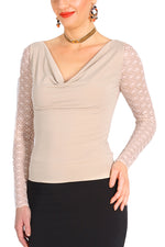 Load image into Gallery viewer, Tango Blouse With Lace Back And Sleeves
