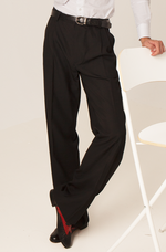 Load image into Gallery viewer, Eggplant Men&#39;s Tango Pants With Two Pleats
