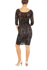 Load image into Gallery viewer, Black lace dress