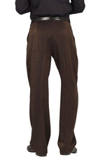 Load image into Gallery viewer, Black Bronze Effect Tango Pants With Two Pleats