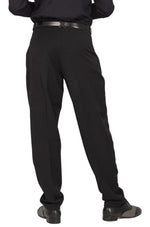 Load image into Gallery viewer, Black Men's Tango Pants With Three Pleats