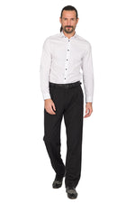Load image into Gallery viewer, Black Tango Pants With Two Pleats