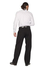 Load image into Gallery viewer, Black Tango Pants With Two Pleats