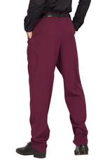 Load image into Gallery viewer, Burgundy Men's Tango Pants With Three Pleats