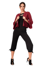 Load image into Gallery viewer, Crop Jacket With Ruffle Details