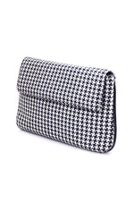 Load image into Gallery viewer, conDiva Black and White Woolen Clutch

