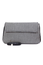 Load image into Gallery viewer, conDiva Black and White Woolen Clutch
