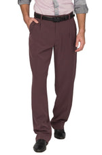 Load image into Gallery viewer, Eggplant Men's Tango Pants With Two Pleats