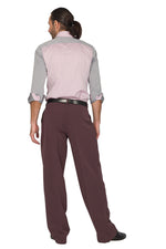 Load image into Gallery viewer, Eggplant Men's Tango Pants With Two Pleats