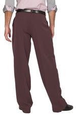 Load image into Gallery viewer, Eggplant Men's Tango Pants With Two Pleats