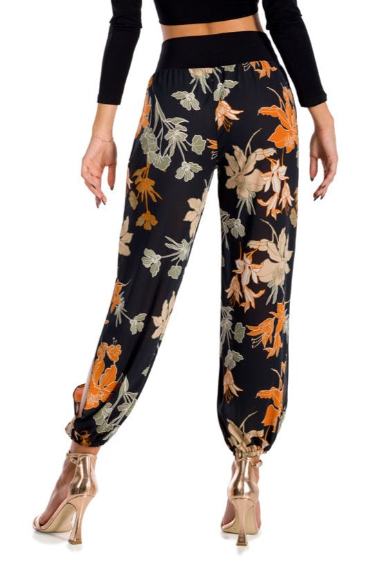 Floral Printed Gathered Tango Pants