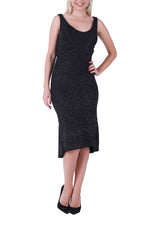 Load image into Gallery viewer, Glittered Draped Open Back Tango Dress