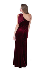 Load image into Gallery viewer, Majestic Mermaid Gown With One-shoulder Bow