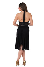 Load image into Gallery viewer, Halter-neck Tango Dress with Lace Bust
