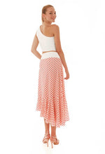 Load image into Gallery viewer, Asymmetric Georgette Ruffle Wrap Dance Skirt
