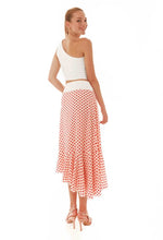 Load image into Gallery viewer, Asymmetric Georgette Ruffle Wrap Dance Skirt