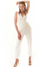 Load image into Gallery viewer, Sleeveless Wrap Jumpsuit