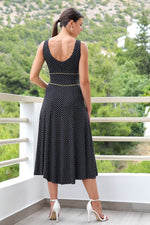 Load image into Gallery viewer, Polka Dot Midi Dress