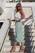 Load image into Gallery viewer, Polka Dot Tango Capri Pants