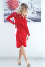 Load image into Gallery viewer, Tango Dress with Lace Décolletage