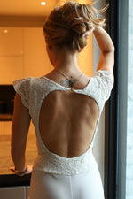 Load image into Gallery viewer, White Wedding Tango Budysuit