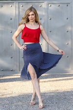 Load image into Gallery viewer, Crop Top With Ruffles