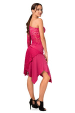 Load image into Gallery viewer, One-shoulder Guipure Lace Milonga Top
