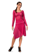 Load image into Gallery viewer, One-shoulder Guipure Lace Milonga Top