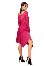 Load image into Gallery viewer, One-shoulder Guipure Lace Milonga Top