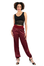 Load image into Gallery viewer, Satin Pants With Adjustable Cuffs

