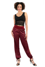 Load image into Gallery viewer, Satin Pants With Adjustable Cuffs