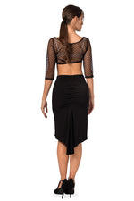 Load image into Gallery viewer, Crop Top Dotted Tulle Undergarment