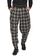 Load image into Gallery viewer, Tapered Plaid Tango Pants With Two Inverted Pleats