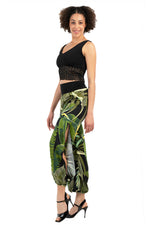 Load image into Gallery viewer, Tropical Print Gathered Tango Pants