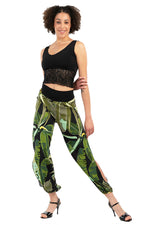 Load image into Gallery viewer, Tropical Print Gathered Tango Pants
