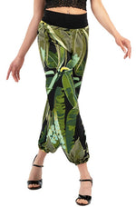 Load image into Gallery viewer, Tropical Print Gathered Tango Pants