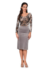 Load image into Gallery viewer, Velvet Fishtail Tango Skirt