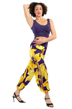 Load image into Gallery viewer, Yellow Floral Gathered Tango Pants
