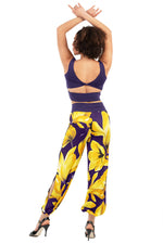 Load image into Gallery viewer, Yellow Floral Gathered Tango Pants