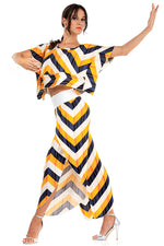 Load image into Gallery viewer, Zig-Zag Striped Wrap Tango Pants