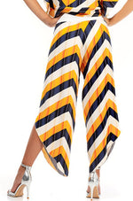 Load image into Gallery viewer, Zig-Zag Striped Wrap Tango Pants
