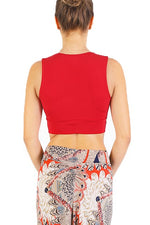 Load image into Gallery viewer, Red Sexy Dance Crop Top
