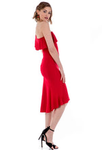 Load image into Gallery viewer, One-Shoulder Mermaid Tango Dress