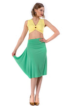 Load image into Gallery viewer, Skirt With Side Draping - bright green