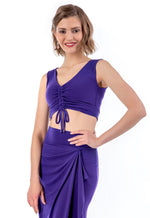 Load image into Gallery viewer, Crop Top with Center Gatherings