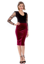 Load image into Gallery viewer, Black Top with Topped Shoulders