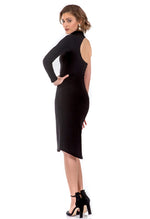 Load image into Gallery viewer, One-sleeved Tango Dress