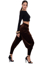 Load image into Gallery viewer, Velvet Harem Style Wrap Tango Pants