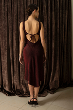 Load image into Gallery viewer, Sparkling Red Dress With Keyhole Tie Back ❤️