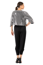 Load image into Gallery viewer, Sequin Cropped Bolero Jacket (S,M)